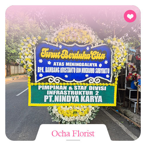 Bunga Papan Turut Berduka Cita