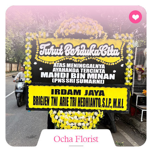Bunga Papan Turut Berduka Cita