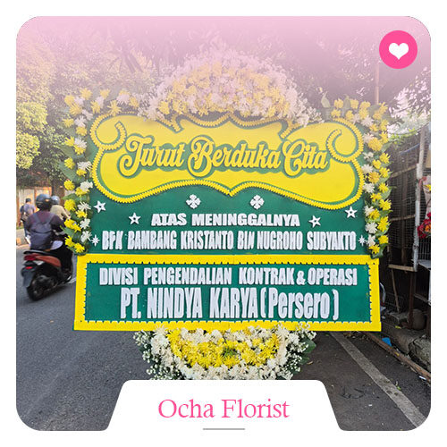 Bunga Papan Turut Berduka Cita