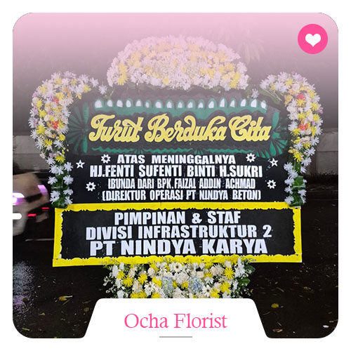Bunga Papan Turut Berduka Cita